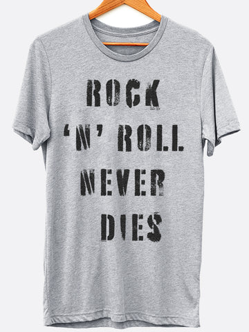 Rock 'N' Roll Never Dies Graphic Tee