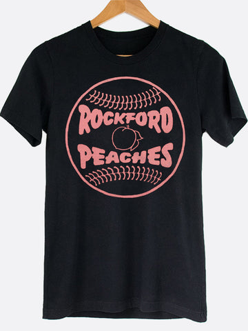 Rockford Peaches Baseball Graphic Tee