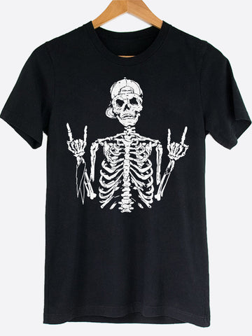 Rockin Skeleton Graphic Tee