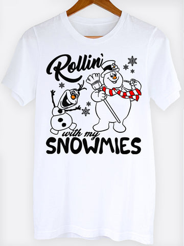 Rollin' With My Snowmies Graphic Tee