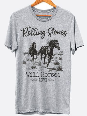 Rolling Stones Wild Horses Graphic Tee