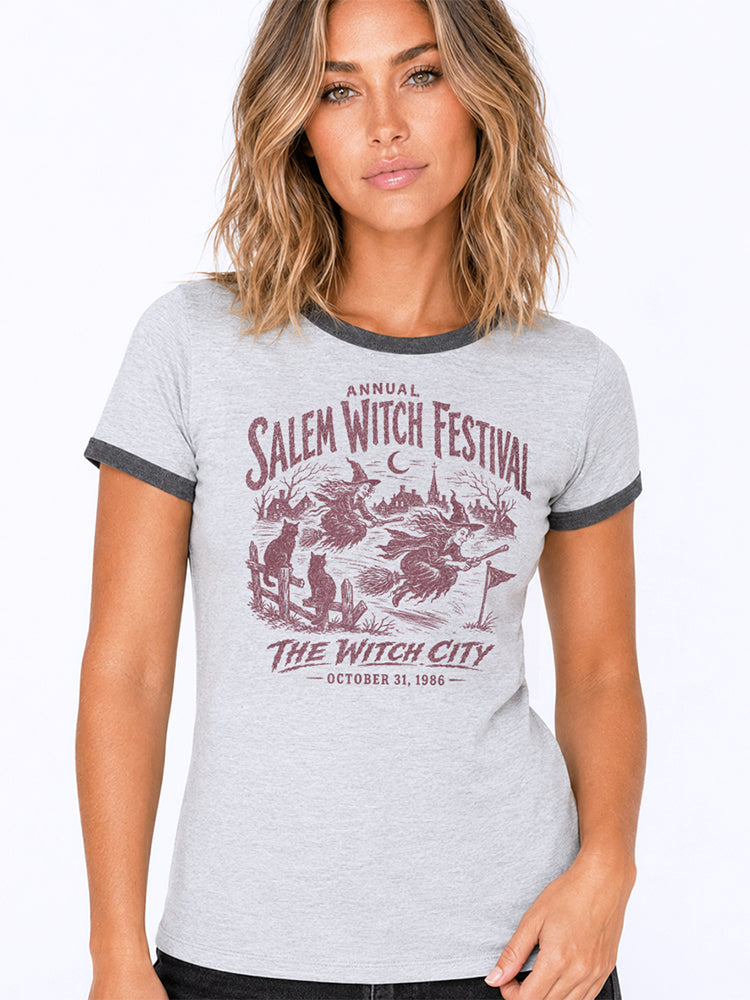 Salem Witch Festival Ringer Tee
