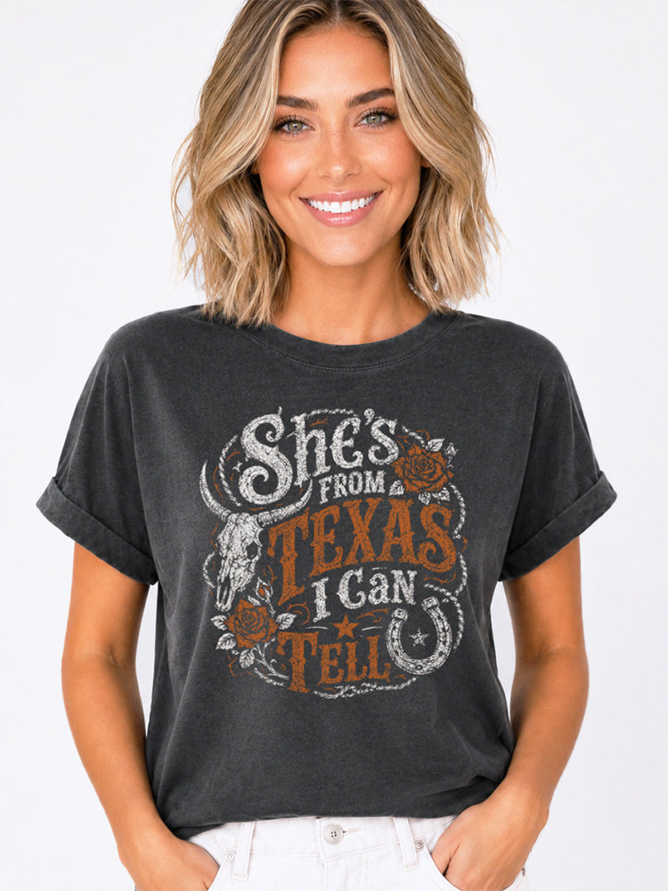 She's From Texas Graphic Tee