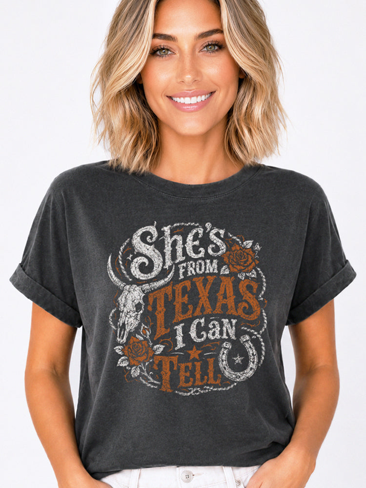 She's From Texas Graphic Tee