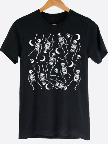 Skeletons & Moons Graphic Tee