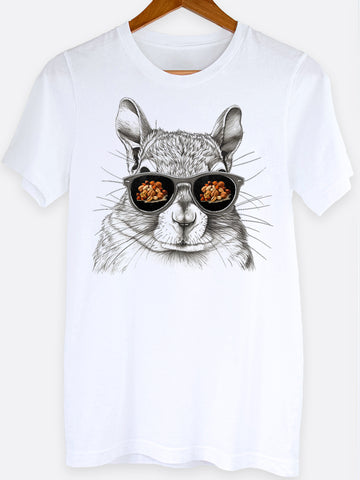 Squirrel With Nut Shades Graphic Tee