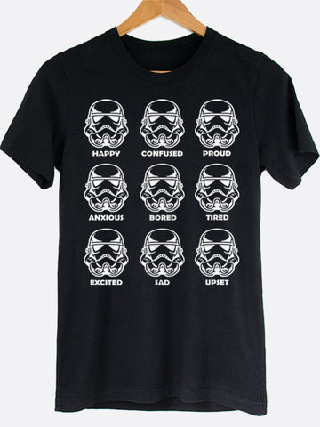 Storm Trooper Moods Graphic Tee