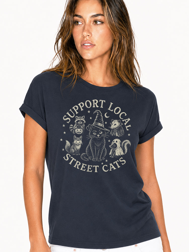 Support Local Street Cats Graphic Tee