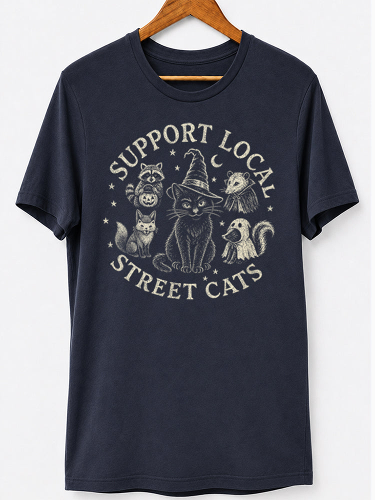Support Local Street Cats Graphic Tee