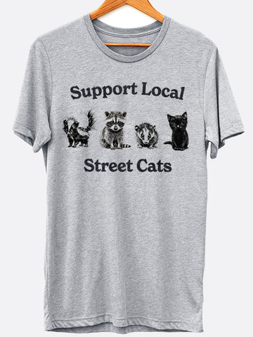 Support Local Street Cats Graphic Tee