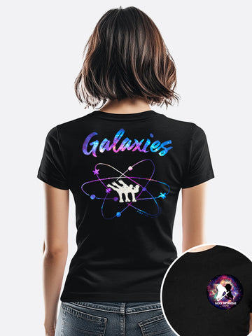 Galaxies Adult Crew Tee