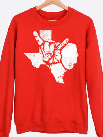 Texas Horns Graphic Sweatshirt