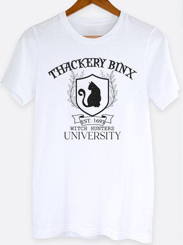 Thackery Binx University Graphic Tee