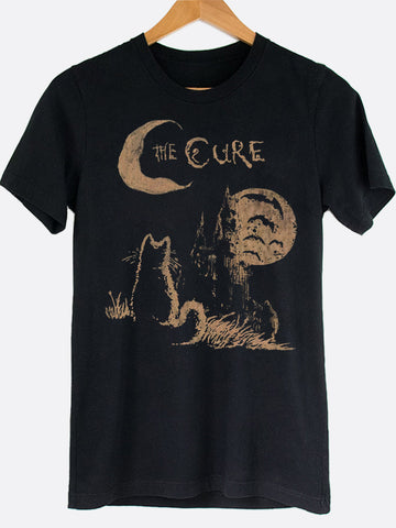 The Cure Cat & Moon Graphic Tee