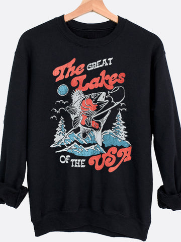 The Great Lakes Graphic Sweatshirt