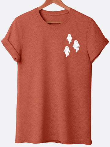 Three Floating Ghosts Graphic Tee