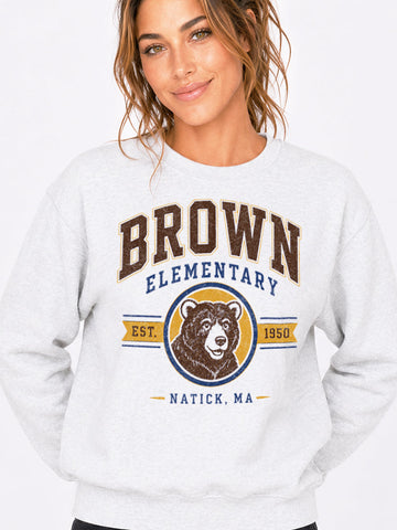 Fleece Crew Neck Sweatshirt