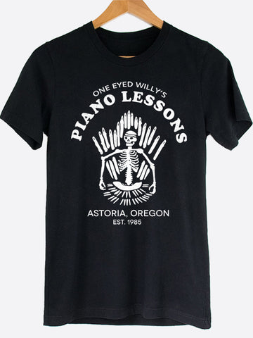 Willy's Piano Lessons Graphic Tee