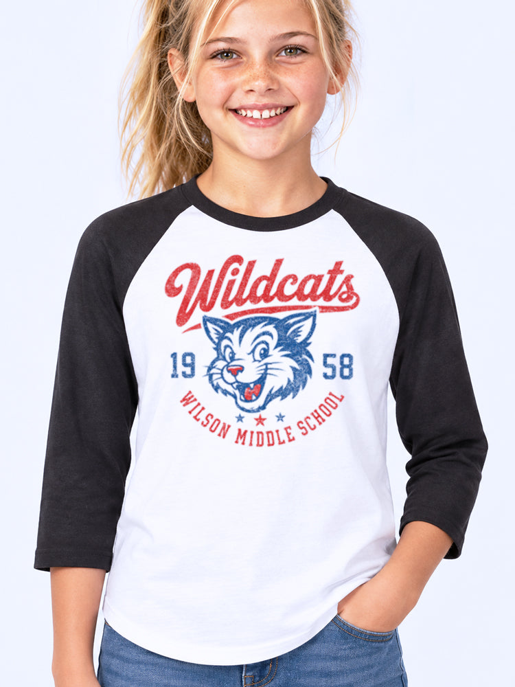 Youth 3/4 Sleeve Baseball Tee