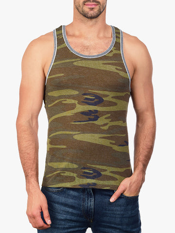 Camo Ringer Tank