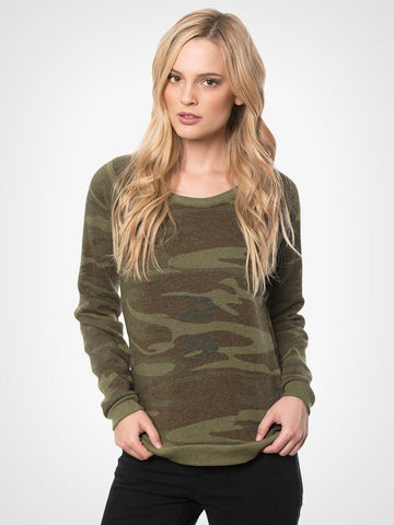 Champ Camo Print Sweatshirt