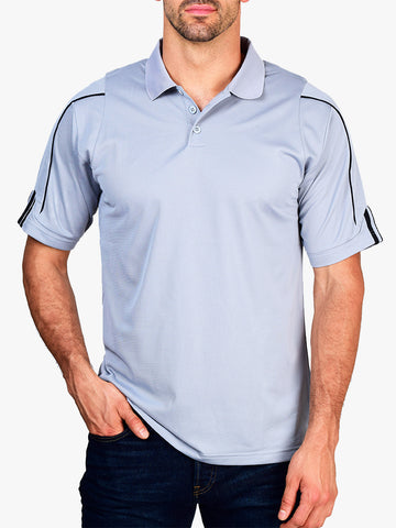 Striped Golf Polo